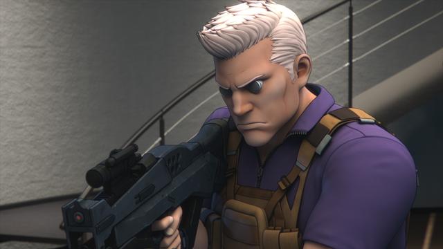 画像: 「攻殻機動隊」シリーズの主人公の相棒バトー。本作では草薙と共に傭兵部隊に入隊している