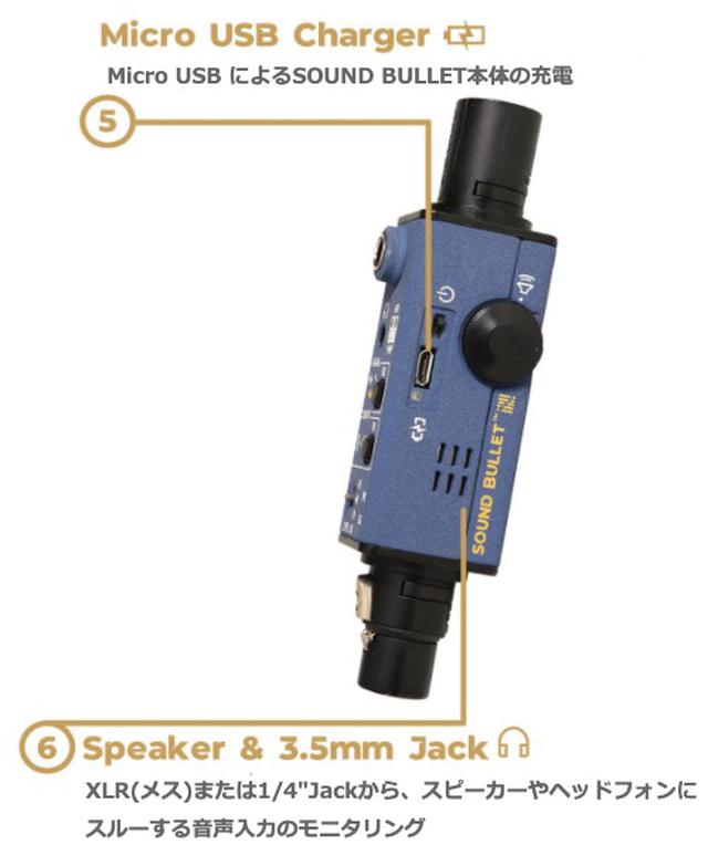 画像7: ポケットサイズで、音声信号や通線の入出力がチェックできる!SONNECT AUDIO社のポータブル型オーディオテスター「サウンドバレット」が発売中