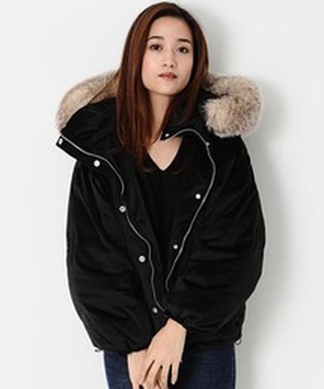 画像: EGOIST 3WAYベロアダウンJK ¥28,058 税込 画像出典:ZOZO TOWN