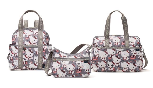 画像: HelloKitty(ハローキティ) ヴィンテージのハローキティのぬいぐるみをデザイン。レスポートサックのバッグを持ったハローキティがとってもキュート!(11 型展開)