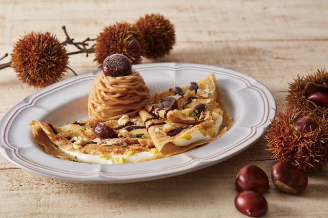 画像: 【Afternoon Tea】「渋皮栗と焼きぶどうのモンブランパフェ」など秋限定<栗スイーツ>が登場!