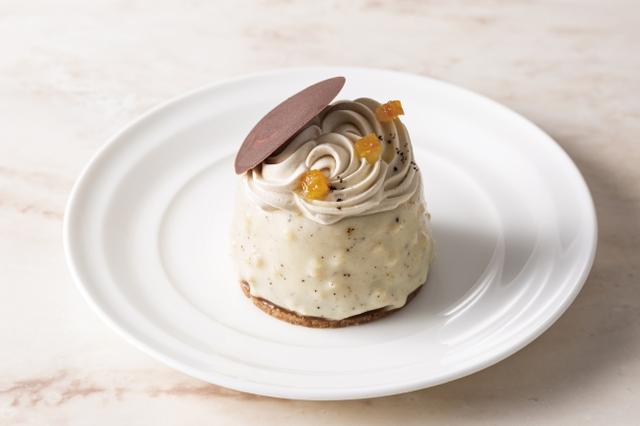 画像2: ヨックモック青山本店 BLUE BRICK LOUNGEでしか味わえない、秋の新作スイーツ!『デセール オ ベール 〜シャインマスカットとナガノパープル〜』