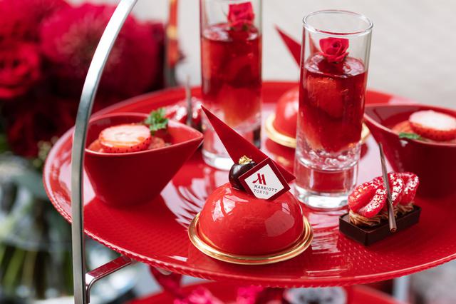 画像3: 【東京マリオットホテル】「TOKYO RED Afternoon Tea(トウキョウ レッド アフタヌーンティー)」レッドカラーに染まる華やかなスイーツ&セイボリー