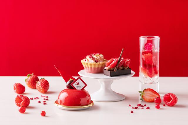 画像1: 【東京マリオットホテル】「TOKYO RED Afternoon Tea(トウキョウ レッド アフタヌーンティー)」レッドカラーに染まる華やかなスイーツ&セイボリー