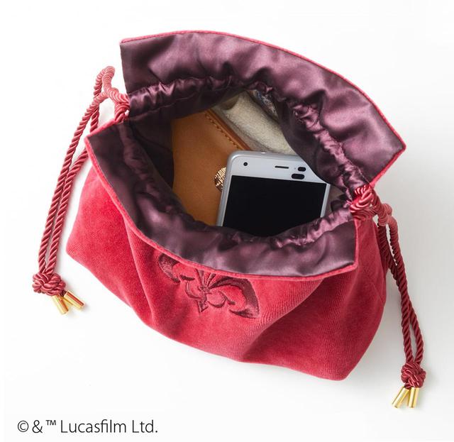 画像2: アミダラ女王へ忠誠の証!紋章刺繍の巾着バッグ