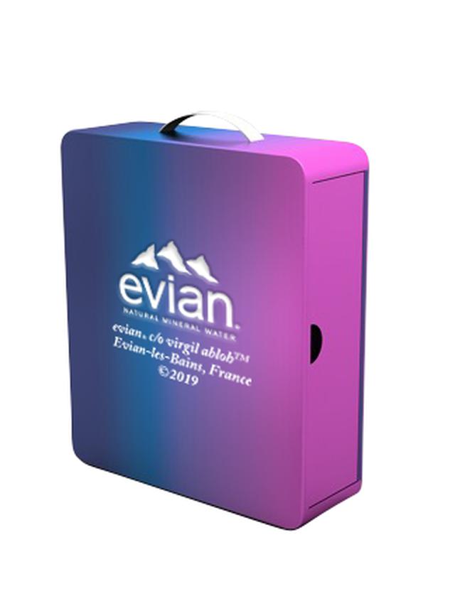 画像1: あのトップデザイナーとコラボ! 【evian®×Virgil Abloh】 アジア限定の「エビアンスペシャルボックス ヴァージルアブロー」が日本でも数量限定で発売!