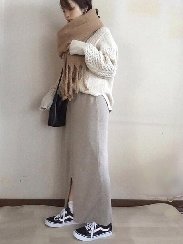 画像: ニュアンスカラーでふんわりルック