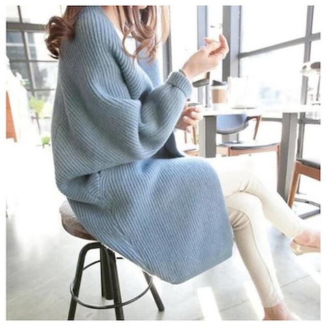 画像: 肌寒い日にぴったり!ニットロングカーディガン
