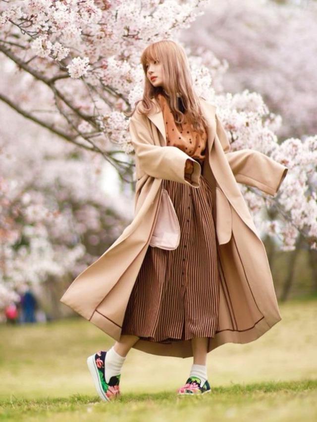 画像: 寒くないお花見コーデ