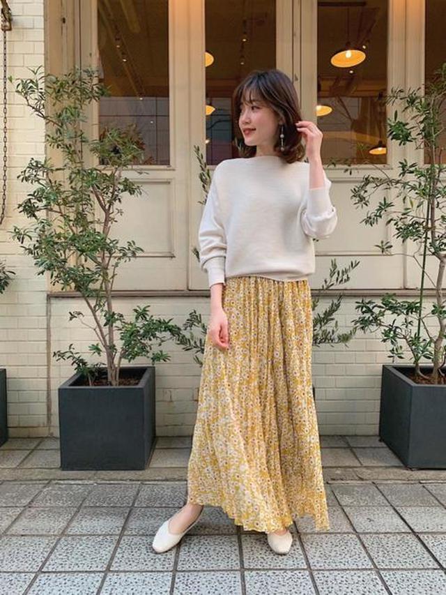 画像: フラワーシフォンで春のフェミニン