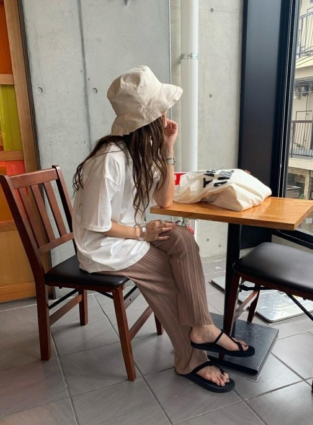 画像: トレンド素材を合わせて女性っぽく