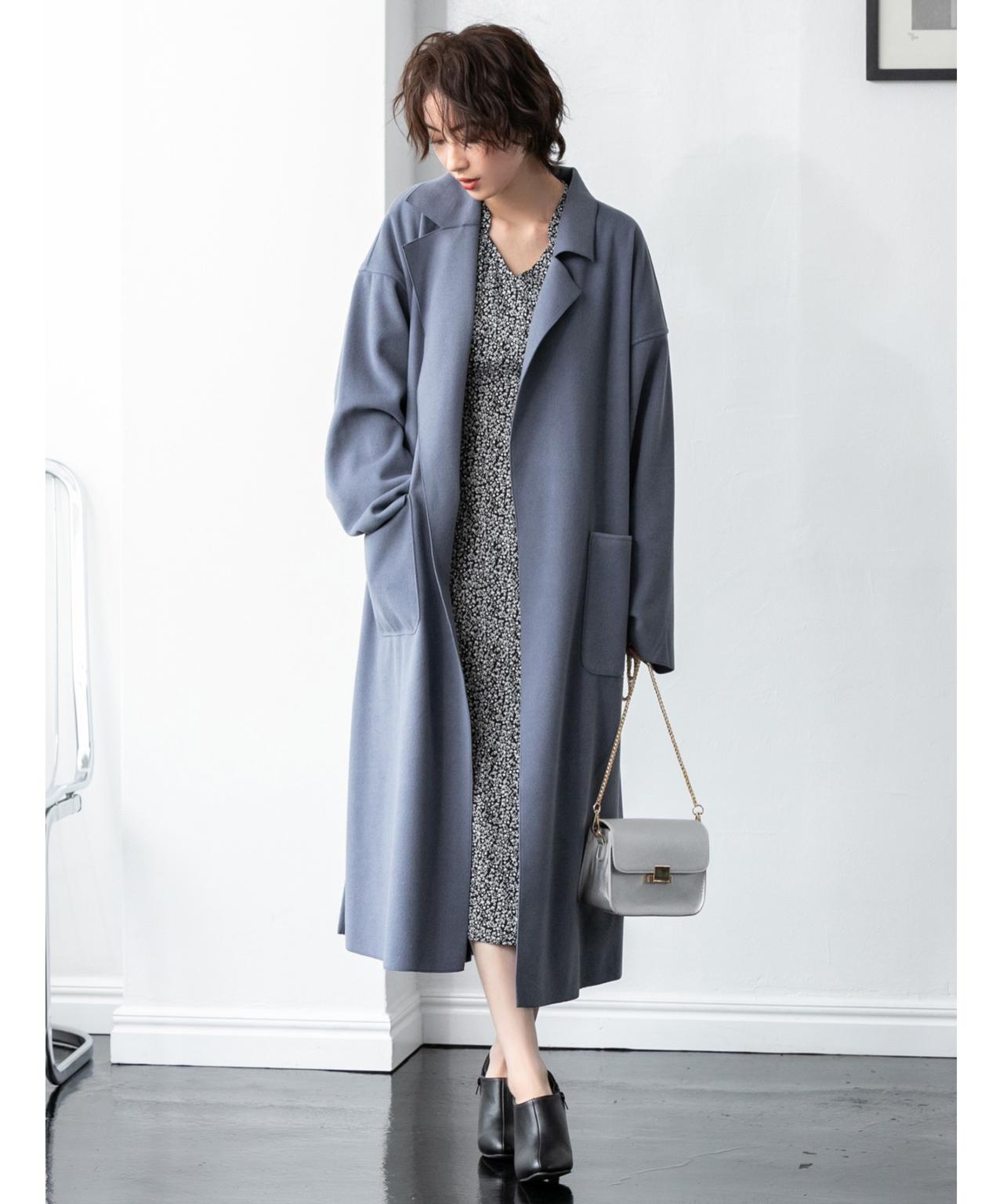 画像: 【fifth】サイドスリットライトガウンコート¥5,317（税込）出典：ZOZOTOWN