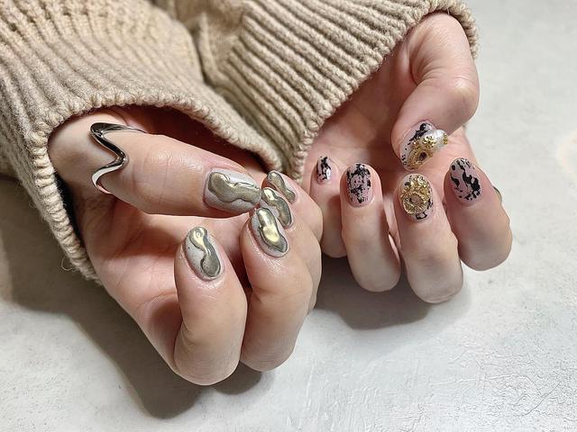 画像2: 【間違いなく気分があがる♪】
冬のゴージャスネイル★