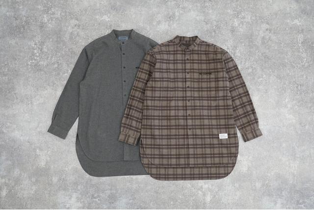 画像: ネルBIGシャツ(左グレー・右ブラウン/チェック)メンズ:¥6,050(税込) 出典:senken trend news