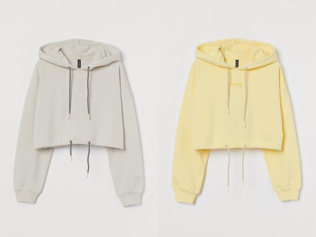 画像: ショートスウェットパーカ 各¥2,999(税込) 出典:fashion trend news