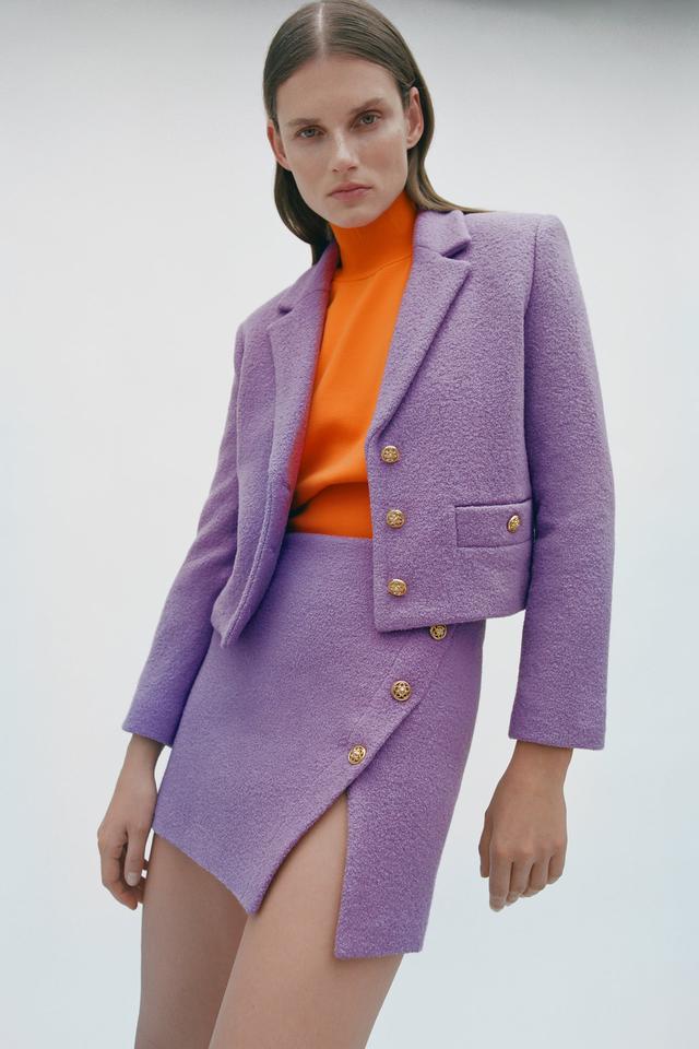 画像: LIMITED EDITION クロップド丈ブレザー ¥10,990(税込) 出典:ZARA