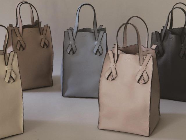 未使用 タグ付 The MICHIE BAG（ミチエ）本革 トートバッグ 肩掛け