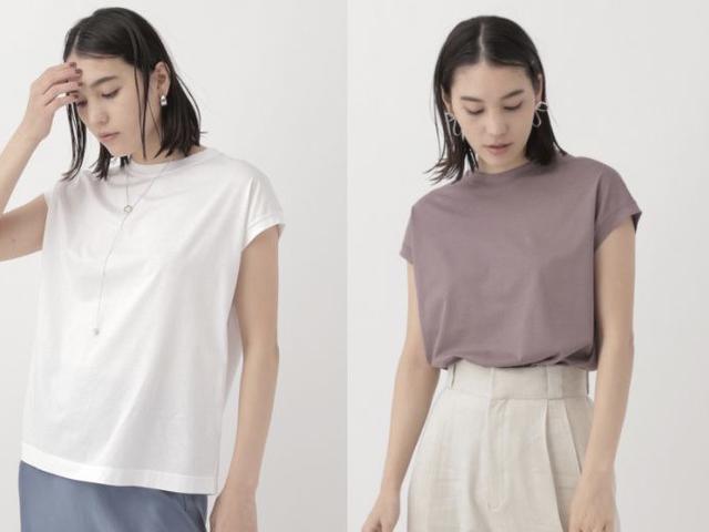 画像: デビューシーズンから継続して人気の高い「アームレットTシャツ」¥9,350 きれいめに着られる素材とデザインで、大人から支持を得ています。 出典:カオス