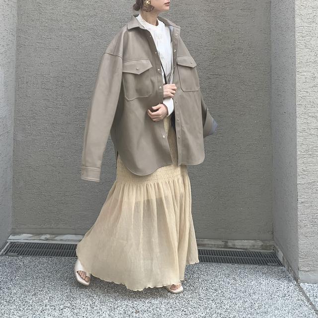 画像2: 春のMY定番!バンドカラーシャツコーデ★