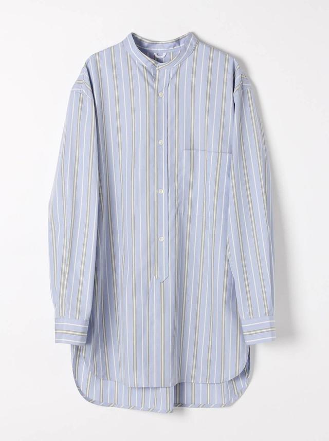 画像: バンドカラーロングシャツ¥9,900(税込) 出典:fashion trend news