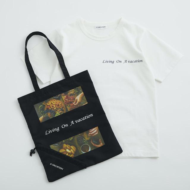 画像: Tシャツ¥11,000、バッグ¥5,500【ア バケーション】 出典:ユナイテッドアローズ