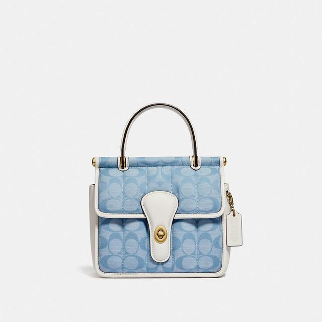 画像: シグネチャー シャンブレー Willis 18 ¥81,400 H16.5 x W18 x D9.5cm 出典:ftn