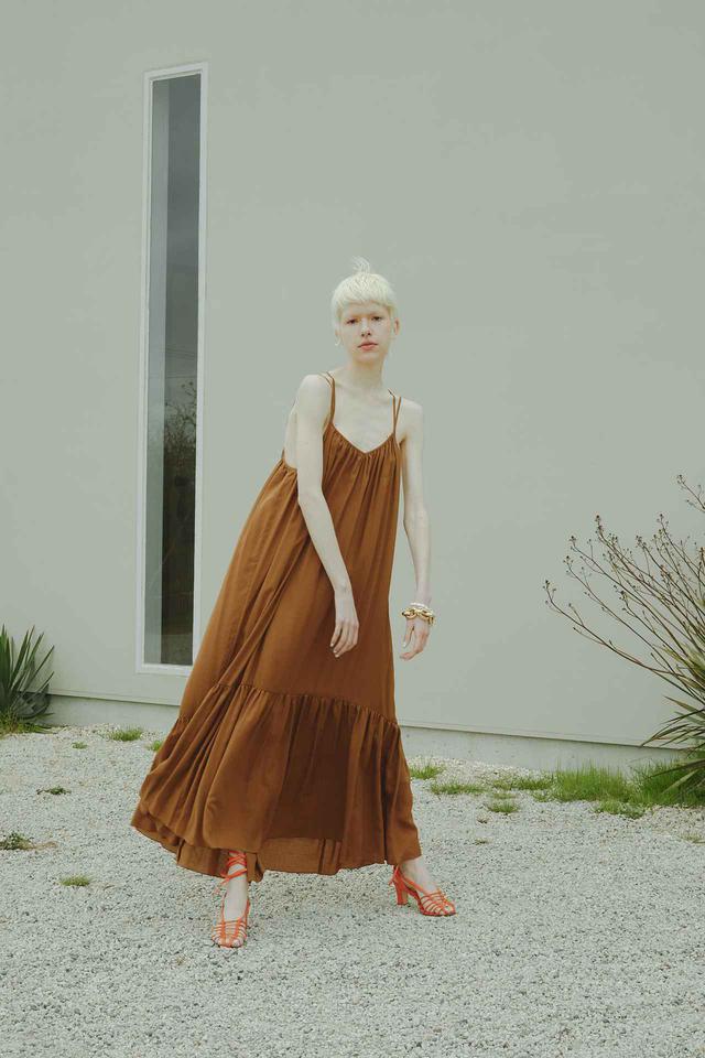 画像: ティアードマキシキャミワンピース¥16,500(税込) 出典:fashion trend news