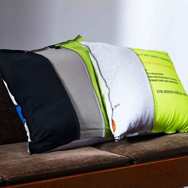 画像: ITEM : REMAKE CUSHION ※1点ずつデザインが異なります SIZE︓FREE ※先着50名様に配布致します 出典:ftn