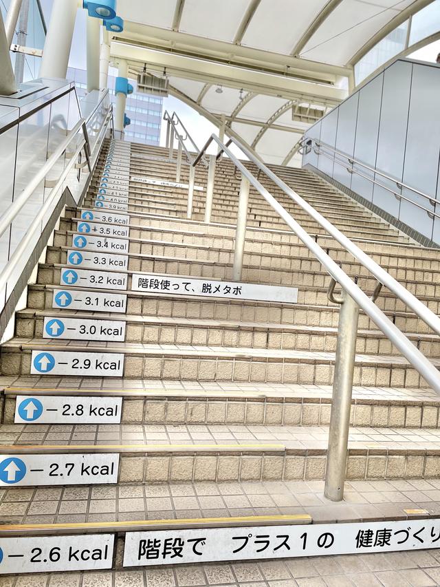 画像: カロリー付き階段?!