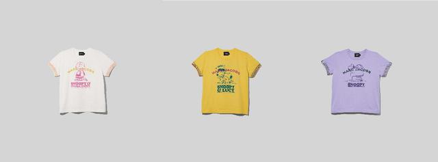 画像: 左から、PEANUTS X MARC JACOBS THE T-SHIRT 15,400円 出典:ftn