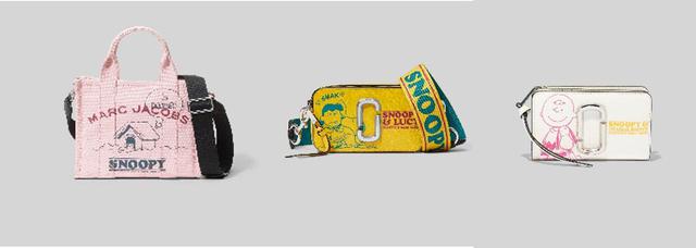 画像: PEANUTS X MARC JACOBS THE SNOOPY MINI TOTE BAG 36,300円 /PEANUTS X MARC JACOBS THE SNAPSHOT 56,100円 /PEANUTS X MARC JACOBS THE SNAPSHOT SNOOPY COMPACT WALLET 34,100円 出典:ftn