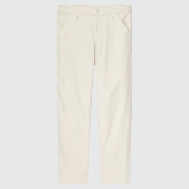 画像: 「ユーティリティ ワークパンツ」(オフホワイト)¥2,990 出典:ユニクロ