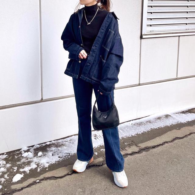 【旬コーデにマスト♡】CHANEL フレア ジーンズ こういうのがイイんだよぉ！ 【GU】はくだけで美脚見え♡「優秀
