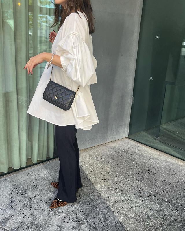 キレイめコーデに♡CHANEL チェーンウォレット CHANELチェーンウォレットで春コーデ♡【お得なクーポン付き