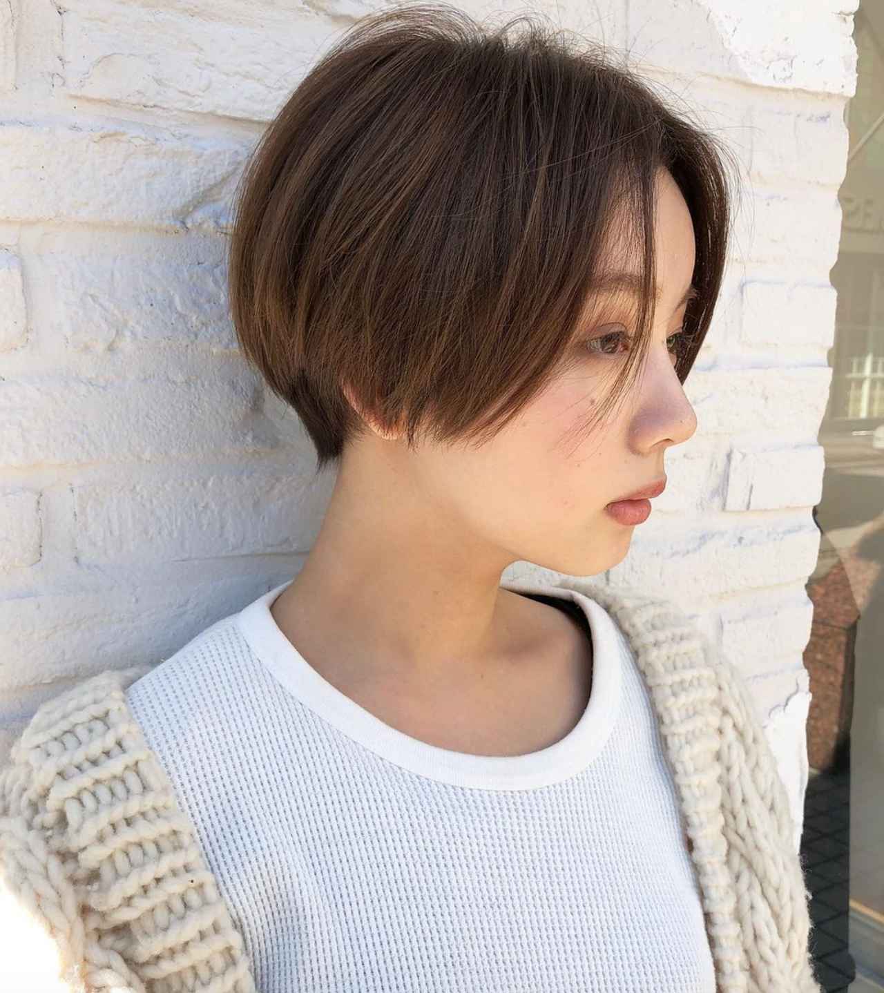 ショートヘア×前髪なしの魅力は？丸顔や面長でも似合うスタイルとは - 【ftn】
