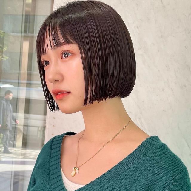 前髪ありボブで大人可愛いスタイルを作ろう！30代40代女子が似合う前髪ありボブのポイント - 【ftn】