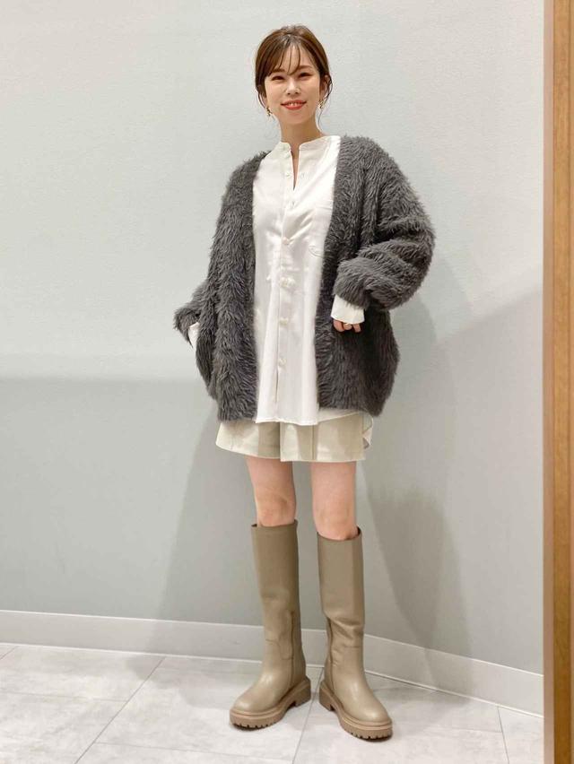 履くだけで「今っぽ」♡【GU】ボリューム感が可愛い！「ロングブーツ 