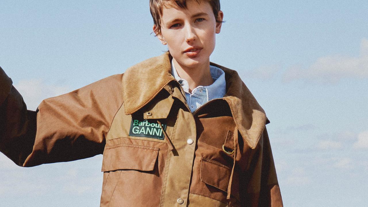 barbor × GANNI レオパードボンバージャケット Barbour Barbour x Ganni Printed Bomber | Shopbop