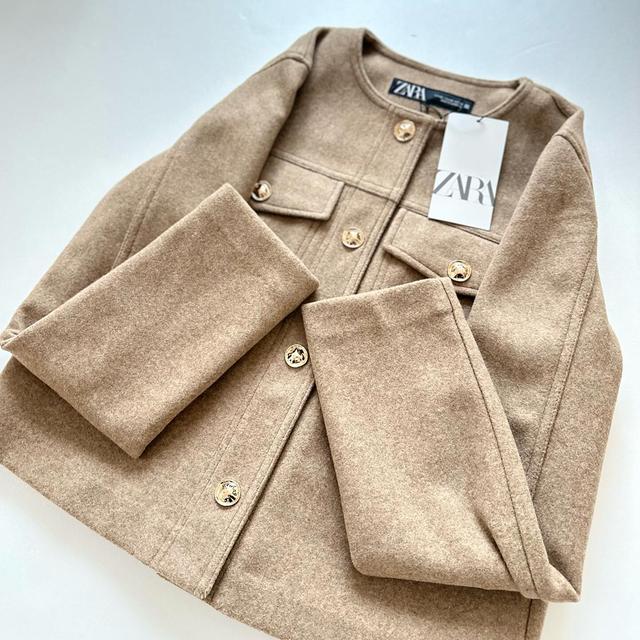 ZARA ソフトショートジャケット ZARA ソフト ショートジャケット