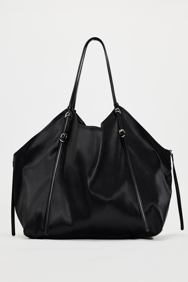 国内発送★ZARA★ナカラードエフェクトアップリケ*ハンドバッグ b02325fefe00b7f9cdc8704c93c3cd