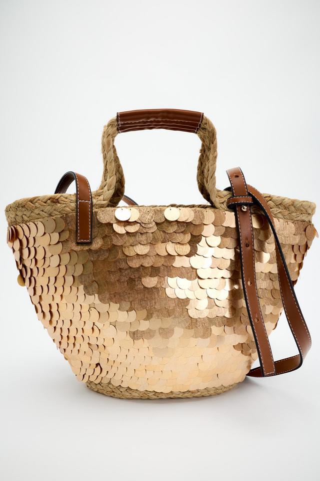 ZARA 新品  バスケット バッグ　カゴバッグ　クジラ ZARA 新品 バスケット バッグ カゴバッグ クジラ 【公式通販】