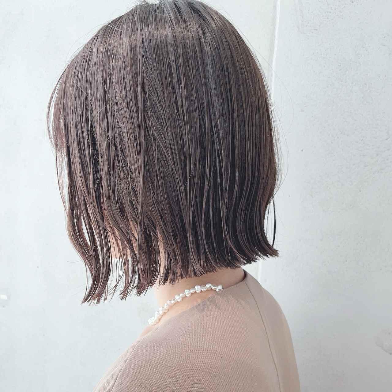 結局この髪型が正義！！ 重たく見えない【切りっぱなしボブ】で