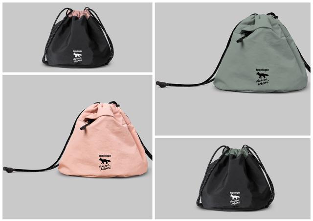 m*1様 メゾンキツネ×トポロジーTOPOLOGIE　ボトルバッグ　ストラップ Maison Kitsuné x Topologie Bottle Sacoche – Topologie