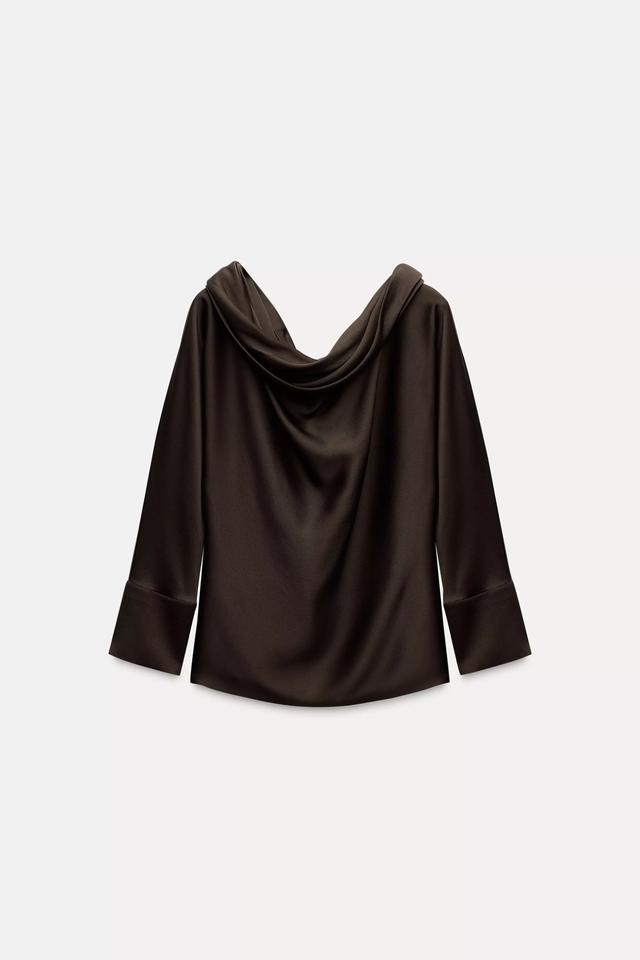 トップス saraka 上品ブラウン”がおしゃれすぎ！【ZARA】秋の1軍！「大人トップス
