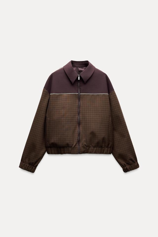ZARA オリーブブラウン ミリタリージャケット サッと羽織るだけ → 即おしゃれ!【ZARA】大人の1軍