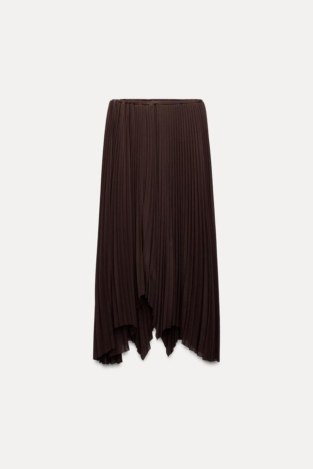 ☆ドイツ発*ZARA*新作*ニットプリーツスカート/BROWN☆ それ可愛い♡」→ 実は【ZARA】なんです！ 40・50代に似合う