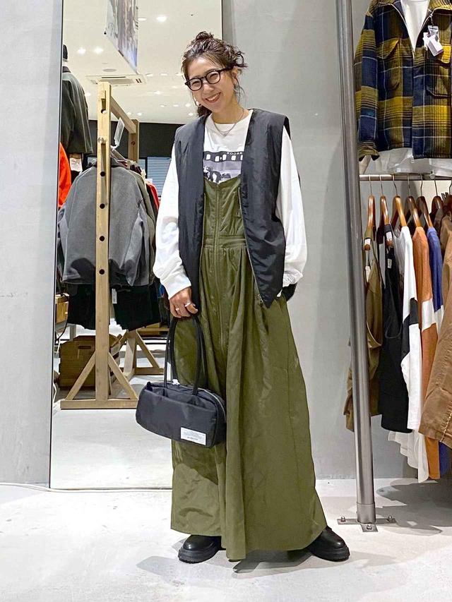 ニコアンド 人気スタッフプロデュース MA-1風ワンピース misayoさん