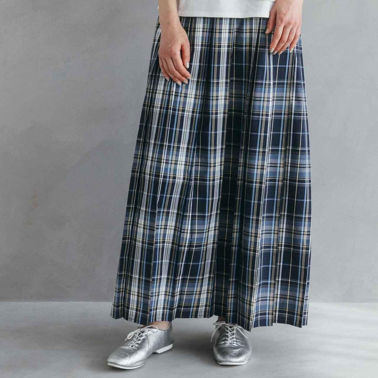 ACEANDRARE チェック柄 プリーツスカート 大人に似合う“この柄”！【しまむら】春の垢抜け♡「チェック柄スカート