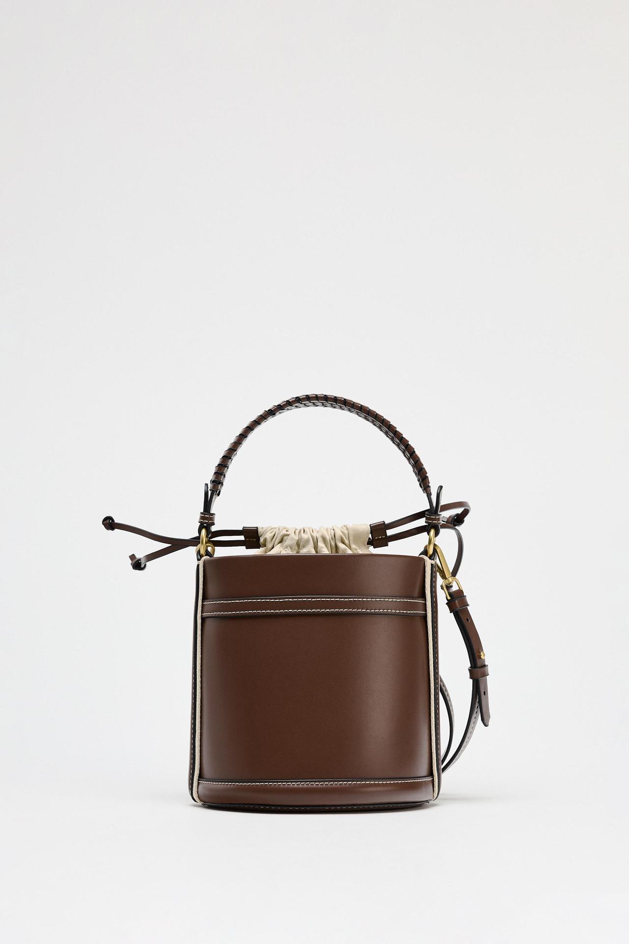 王道の中に魅力えを兼ね備えてる ZARA  バケットバッグ センス良い」って褒められそう♡【ZARA】大人に映える「バケット