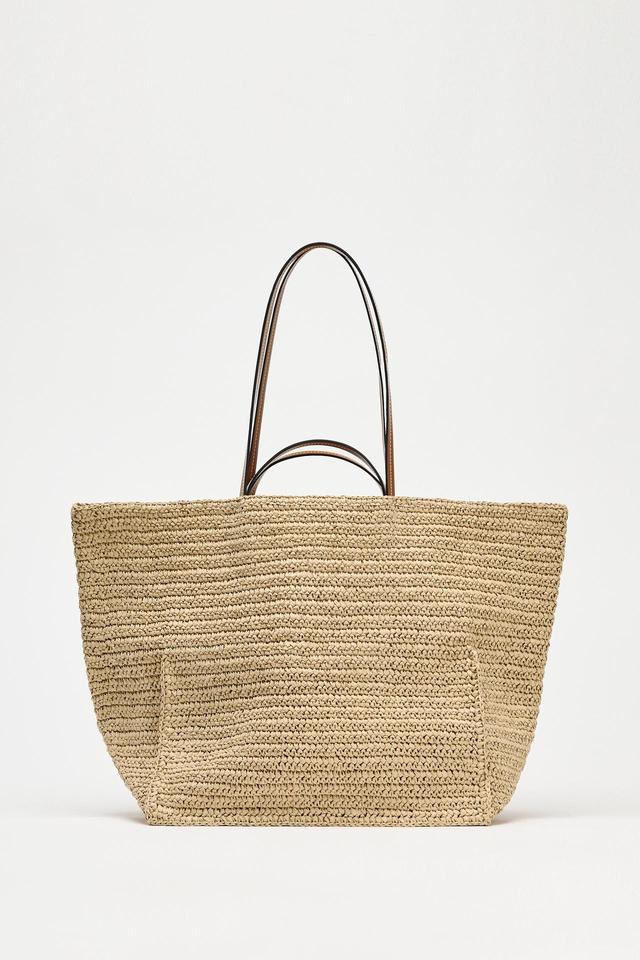 夏に大活躍！【ZARA】編み込みトップストートバッグ 夏本番前にゲットしたい！【ZARA】大人に似合う♡「編み込み